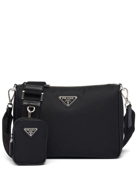 prada umhängetasche damen nylon|farfetch Prada bag.